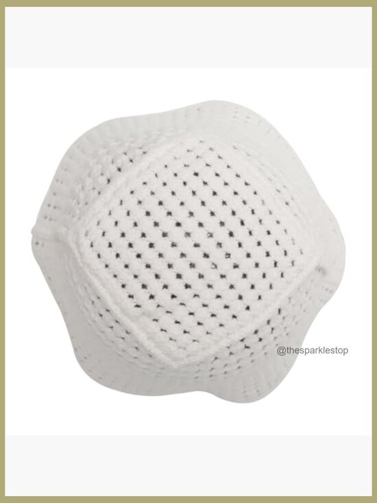 Handmade Crochet Knit Cotton Bucket Hat Floral Summer Accessory main image 7